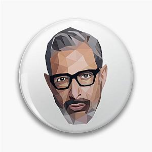 Jeff Goldblum lowpoly 2dart Pin