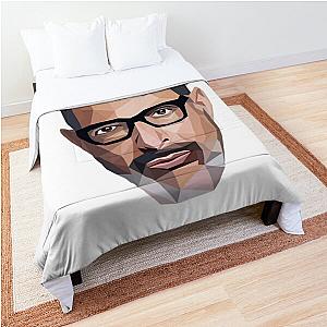 Jeff Goldblum lowpoly 2dart Comforter