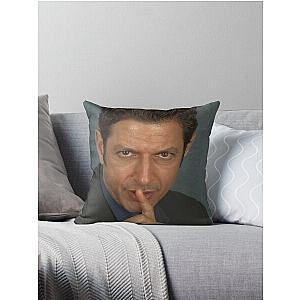 Jeff Goldblum Shh Throw Pillow