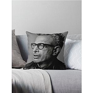 Jeff Goldblum serious Throw Pillow