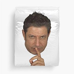 Jeff Goldblum Shush Face Duvet Cover