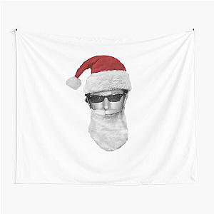 Young Santa Jeff Goldblum - on White Tapestry