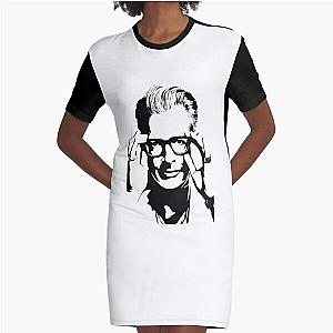 Jeff Goldblum Face Graphic T-Shirt Dress