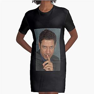 Jeff Goldblum Sticker Graphic T-Shirt Dress