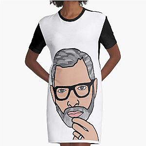 Zaddy Jeff Goldblum Graphic T-Shirt Dress