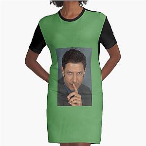 Jeff Goldblum Shh Classic 		 Graphic T-Shirt Dress