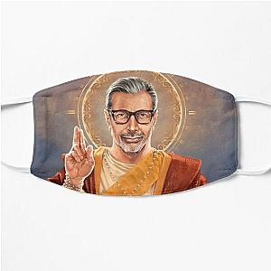 Saint Jeff of Goldblum, Jeff Goldblum Original Religious Painting Flat Mask