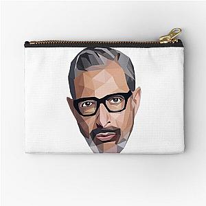 Jeff Goldblum lowpoly 2dart Zipper Pouch