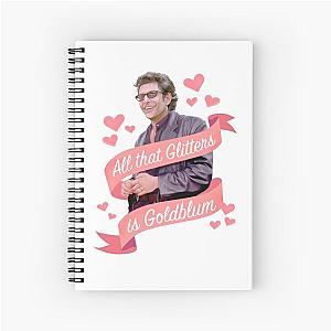 Jeff Goldblum Glitters is Goldblum Spiral Notebook