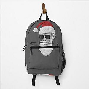 Santa Jeff Goldblum - on Grey Backpack