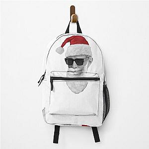 Santa Jeff Goldblum - on White Backpack