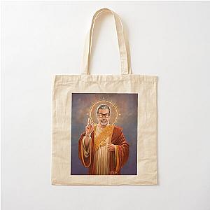 Saint Jeff of Goldblum, Jeff Goldblum Original Religious Painting Cotton Tote Bag