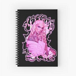 Jeffree Star design pink Spiral Notebook