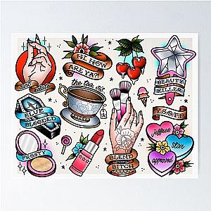 Jeffree Star Tattoo Art Poster