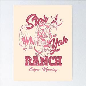 Jeffree Star Yak Ranch, Wyoming, Design Poster