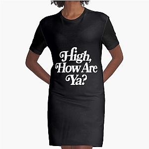 Jeffree Star High How Are Ya Blakc Unisex 2 Graphic T-Shirt Dress