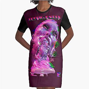 JEFFREE STAR X MARCELO GLITCH DESIGN 3D ICE CREAM Graphic T-Shirt Dress