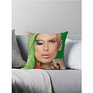 Jeffree Star Green Throw Pillow