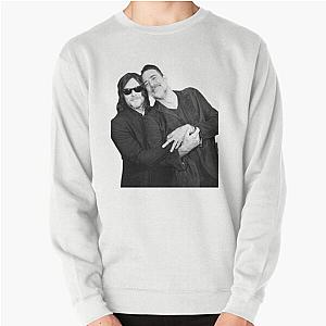 Daddy  Jeffrey Dean Morgan Norman Reedus in Black White Pullover Sweatshirt