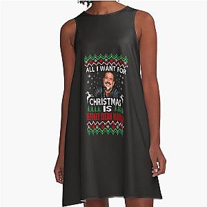 All I Want for Christmas is Jeffrey Morgan A-Line Dress