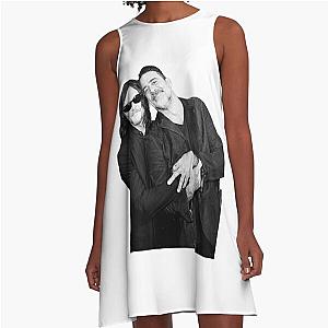 Daddy Jeffrey Dean Morgan & Norman Reedus in Black A-Line Dress
