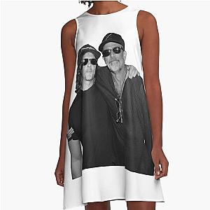 Jeffrey Dean Morgan Norman Reedus B&W A-Line Dress