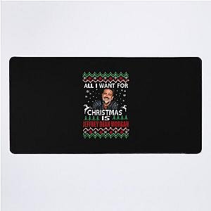 All I Want for Christmas is Jeffrey Dean Morgan Desk Mat