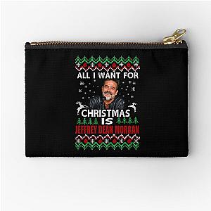 All I Want for Christmas is Jeffrey Dean Morgan Zipper Pouch