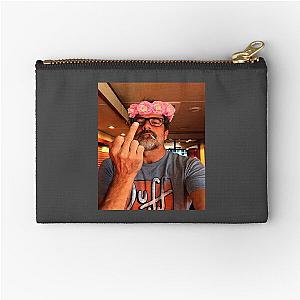 Jeffrey Dean Morgan Flower Crown Zipper Pouch