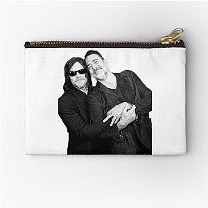 Daddy Jeffrey Dean Morgan and Norman Reedus in Black Zipper Pouch