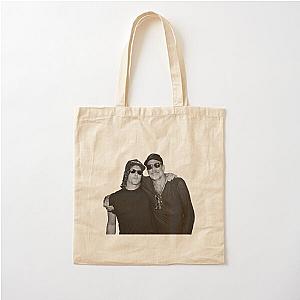 Jeffrey Dean Morgan and Norman Reedus B&amp;W Cotton Tote Bag