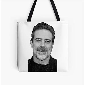 Jeffrey Dean Morgan in Handsome Black and White Print Tote Bag