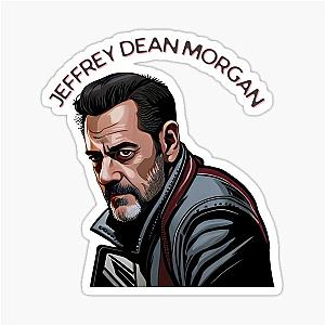 Jeffrey Dean Morgan Inspired Art Sticker