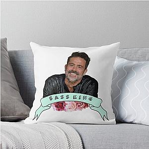 Jeffrey Dean Morgan Sass Throw Pillow