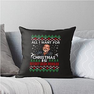 All I Want for Christmas is Jeffrey Morgan Throw Pillow