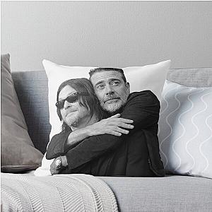 Jeffrey Dean Morgan Norman Reedus Throw Pillow