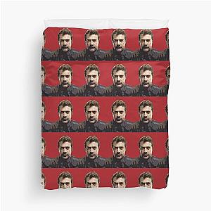 Jeffrey Dean Morgan Pop Duvet Cover