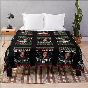 All I Want for Christmas Jeffrey Dean Morgan Throw Blanket