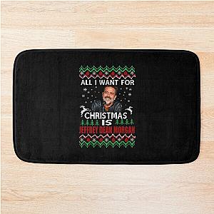 All I Want for Christmas is Jeffrey Dean Morgan Bath Mat