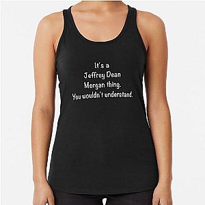 Its a Jeffrey Morgan thing. White Racerback Tank Top