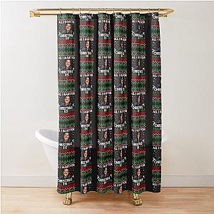 All I Want for Christmas is Jeffrey Morgan Shower Curtain