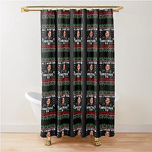 All I Want for Christmas is Jeffrey Dean Morgan Shower Curtain