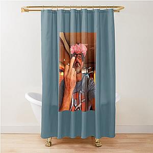Jeffrey Dean Morgan Flower Shower Curtain