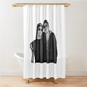 Jeffrey Dean Morgan Norman Reedus B&W Shower Curtain