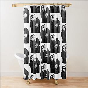 Daddy Jeffrey Dean Morgan & Norman Reedus in Black White Shower Curtain