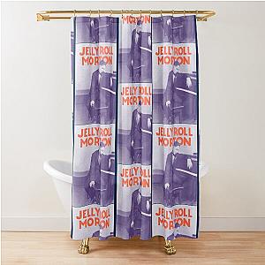 Jelly Roll Morton Art     Shower Curtain