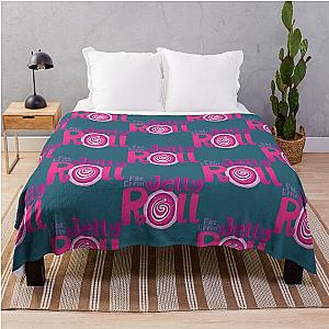 Fat Effin-s Jelly Roll Throw Blanket