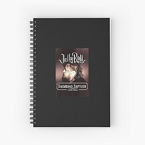 Backroad Baptism Tour, Jelly Roll Tour, Jelly Roll Spiral Notebook