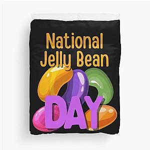 National Jellybean Day Colorful Whimsical Design Duvet Cover