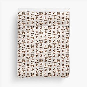 Jellybean Owls Duvet Cover